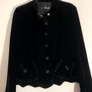 NWT RARE Le Full Suede Italian Blazer/Jacket